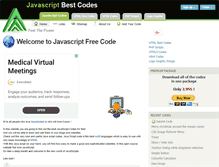 Tablet Screenshot of javascriptfreecode.com